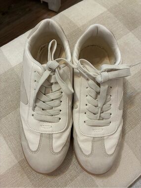 Dolce Vita White and Cream Women's Sneakers